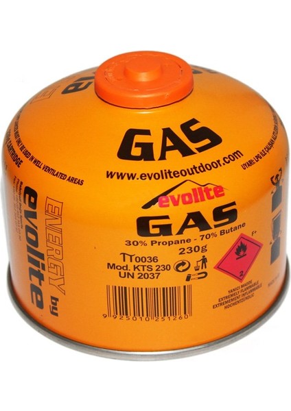 Butane Propane Vidalı 230 Gr. Ocak Kartuşu