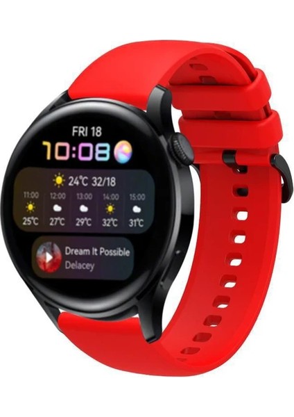 Xiaomi S1-S1 Active / Xiaomi Mi Watch (22MM) Uyumlu Termoplastik Yumuşak Silikon Kordon Kayış