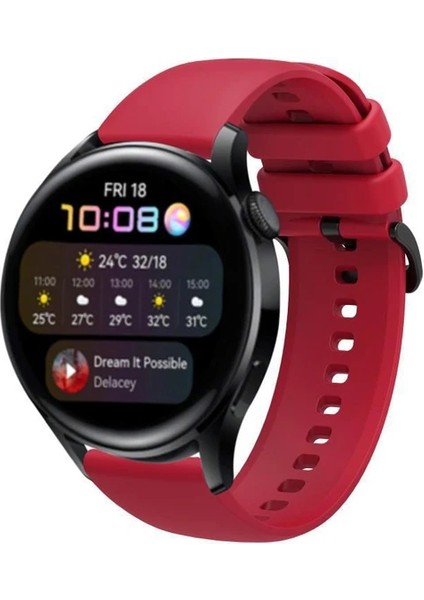 Xiaomi S1-S1 Active / Xiaomi Mi Watch (22MM) Uyumlu Termoplastik Yumuşak Silikon Kordon Kayış