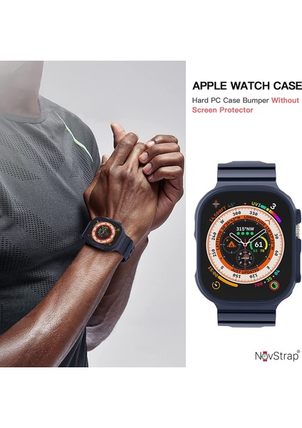 Apple Watch Ultra 49MM Uyumlu Kılıf Apple Watch Ultra Kasa Koruyucu Sert Pc indirimleri