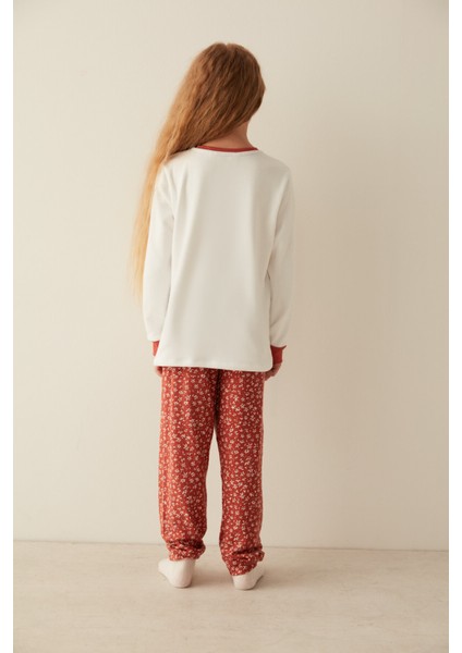 Çok Renkli Kız Çocuk G.apple Pie Termal Pijama Takımı