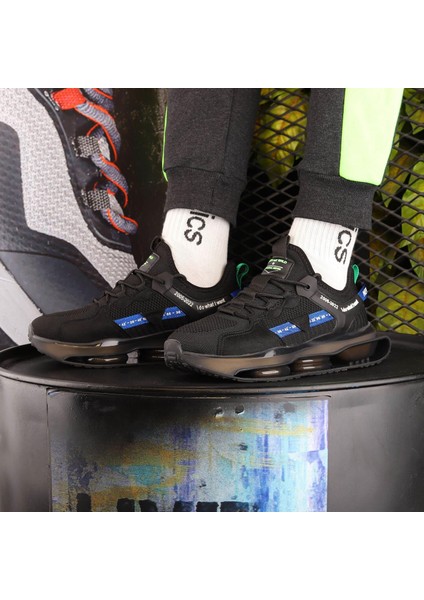 Aırboos Erkek Sneakers - Siyah Saks