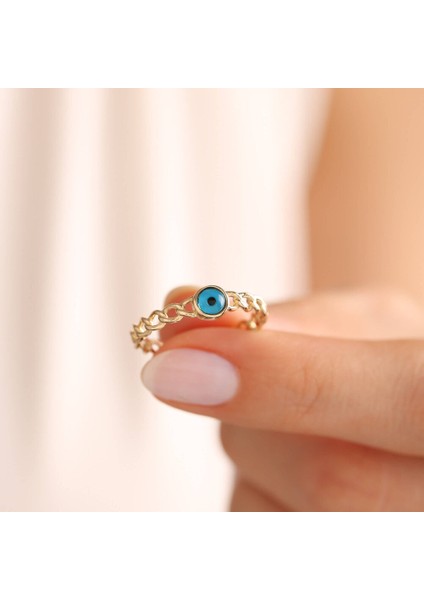 14 Ayar Altın Göz Yüzük Gurmet Chain fiyatları