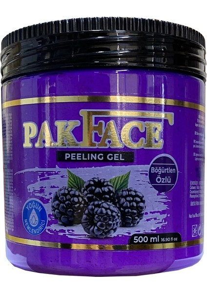 Pak Face Böğürtlen Özlü Scrub Peeling Jel 500 ml