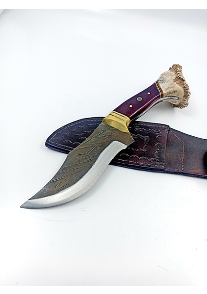 Özel Geyik Boynuzu ve Paduk Kabzeli Doğa Doğa Bıçagı fırsatları