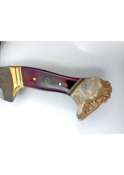 Özel Geyik Boynuzu ve Paduk Kabzeli Doğa Doğa Bıçagı indirimleri