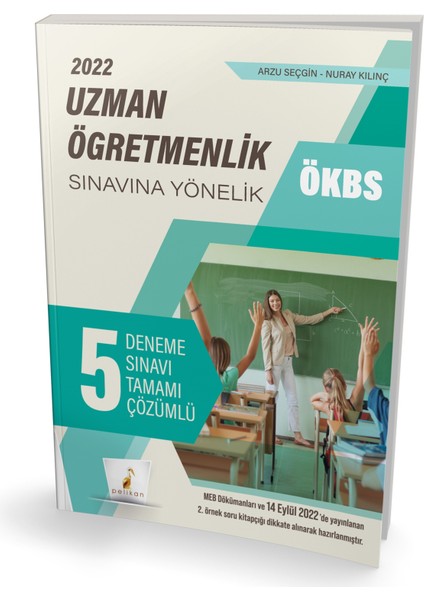 Ökbs Uzman Öğretmenlik Sınavına Yönelik Tamamı Çözümlü 5 Deneme Sınavı