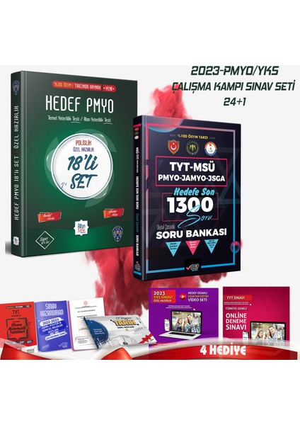2’li Efsane Pmyo Sınav Seti 24+1 (24’lü Efsane Altın Set + Hedef 1300 Soru Bankası)