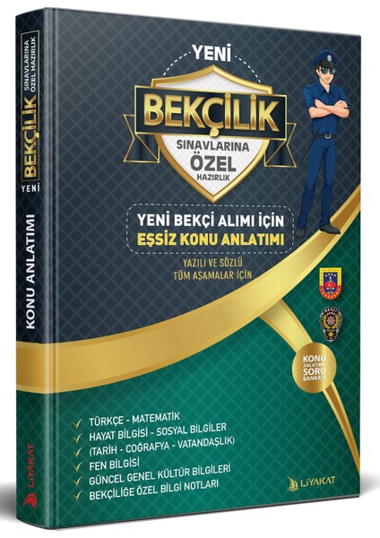 Yeni Bekçilik Sınavlarına Özel Hazırlık (2022 Çarşı ve Mahalle Bekçiliği Alımına Özel) - Konu Anlatımlı Soru Bankası