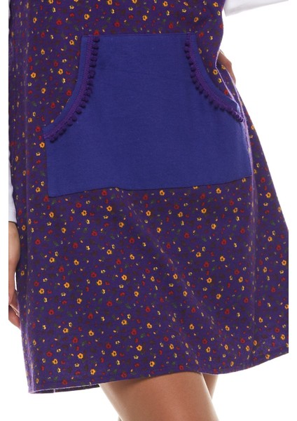 Pazen Mor Çıtır Desen Elbise indirimleri