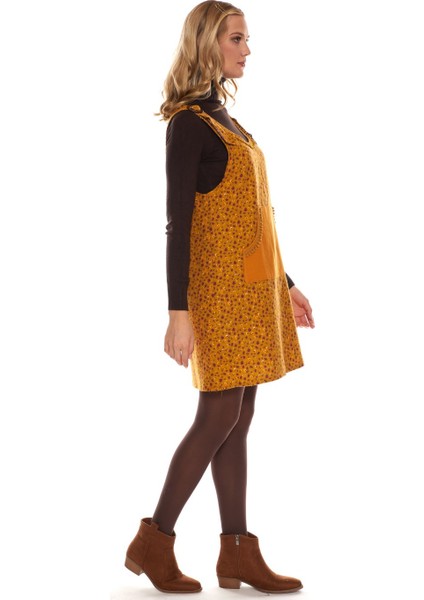 Pazen Hardal Çıtır Desen Elbise modelleri