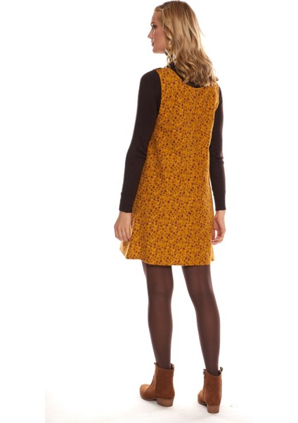 Pazen Hardal Çıtır Desen Elbise fırsatları