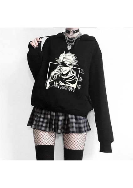 Touz Anime Jujutsu Kaisen Kapüşonlu Hoodie fiyatları