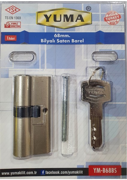 STANDART PİRİNÇ CERMAN BAREL-SATEN ( 68mm ) indirimleri