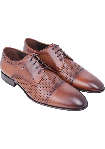 2032 Taba Klasik Deri Ayakkabı modelleri