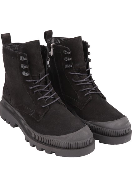 16157 Siyah Deri Bot modelleri