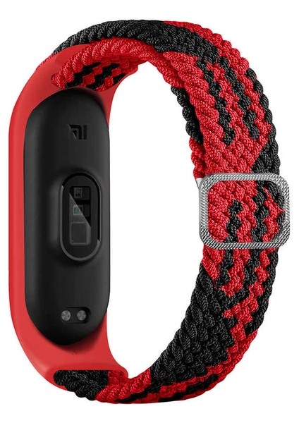 Xiaomi Mi Band 4 - 5 - 6 Uyumlu Tokalı Örgü Kordon
