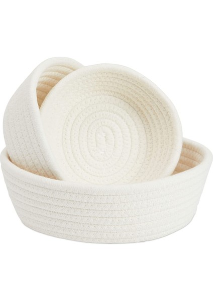3'lü Jüt Hasır Sepet Takımı çocuk Oyuncak Düzenleyici Çok Amaçlı Sepet Banyo ve Mutfak Organizeri fiyatları