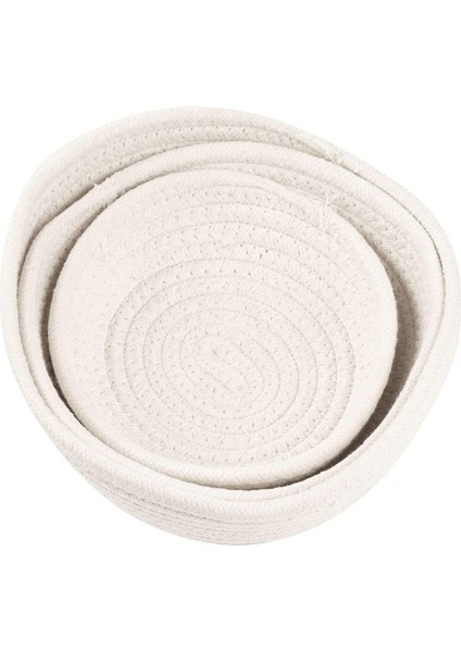 3'lü Jüt Hasır Sepet Takımı çocuk Oyuncak Düzenleyici Çok Amaçlı Sepet Banyo ve Mutfak Organizeri fırsatları