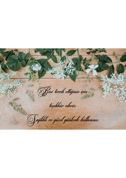 Teşekkür Kartı 5,5 x 8,5 cm 100 Adet