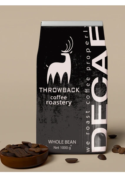 Throwback Coffee Co Decaf (Kafeinsiz) Kavrulmuş Kahve 1000 gr