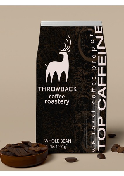 Throwback Coffee Co Topcoffein Coffee (Yüksek Kafein) 1000 gr