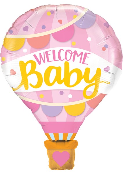 Folyo Balon Kapadokya Welcome Baby