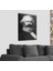 Karl Marx Siyah Beyaz Dekoratif Kanvas Tablo 1198 2
