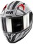 Gıvı 50 8 Racer Mat Siyah-Tıtanıum-Gri Kask 1