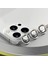 Iphone 12 Pro Max Uyumlu Alüminyum Alaşım 3D Kamera Lens Koruyucu Gümüş [3'lü Set] 1