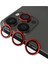 Iphone 13 Pro/13 Pro Max Uyumlu Alüminyum Alaşım 3D Kamera Lens Koruyucu Kırmızı [3'lü Set] 2