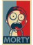 Hayat Poster Morty Anime Hope Tarz Retro Ahşap Poster 1