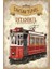 Taksim Tünel Istanbul Tramvay Retro Ahşap Poster 1