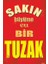 Sakın Büyüme Bu Bir Tuzak Duvar Yazııları Retro Ahşap Poster 1