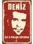Deniz Gezmiş Retro Vintage Ahşap Poster 1