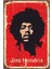 Jimi Hendrix Retro Vintage Ahşap Poster 1