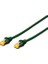 DK-1644-A-0025/G 0.25 mt CAT6A S-Ftp Awg 26/7 Lszh Yeşil Patch Cord Kablo 1