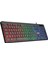 KB-120 Sleek Siyah USB Aydınlatmalı Q Gaming Oyuncu Klavyesi + Klavye Pad + Mouse Pad Set 5