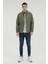 M-Basıc Man Padded Coat 2Pr Haki Erkek Mont 3