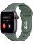 Apple Watch Uyumlu Kayış 7 - 6 - Se - 5 - 4 - 3 - 2 - 1 38MM 40MM - Çam Yeşili 1