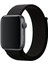 Siyah Apple Watch Uyumlu 2 3 4 5 Uyumlu 38 mm 40 mm Hasır Dokuma Spor Kordon 1