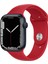 Apple Watch Uyumlu 2 3 4 5 6 7 Se Uyumlu 42 mm 44 mm 45 mm Silikon Kordon Kayış - Nar 1