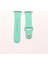 Apple Watch Uyumlu Kordon 2 3 4 5 6 Se Seri Uyumlu 42 mm ve 44 mm Kayış - Su Yeşili 2