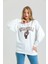 Spiritüel Nakışlı Kalın Içi Polarlı Oversize Sweatshirt 4