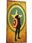 Kaptan Amerika Marvel Süper Kahramanlar Mini Retro Ahşap Poster 1