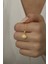 925 Ayar Gümüş Gold Incili Istiridye Kolye 2