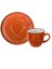 Tulu Luna 4 Parça Kahve Seti Reactive 44 Turuncu 1