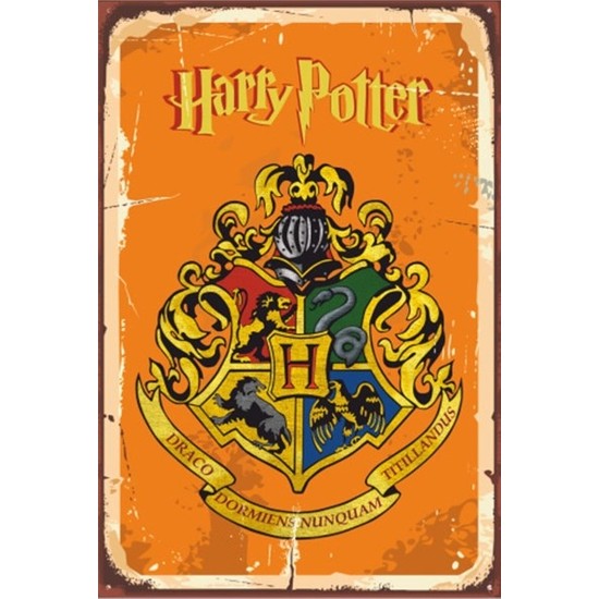 Hayat Poster Harry Potter Hogwarts Retro Vintage Ahşap Fiyatı