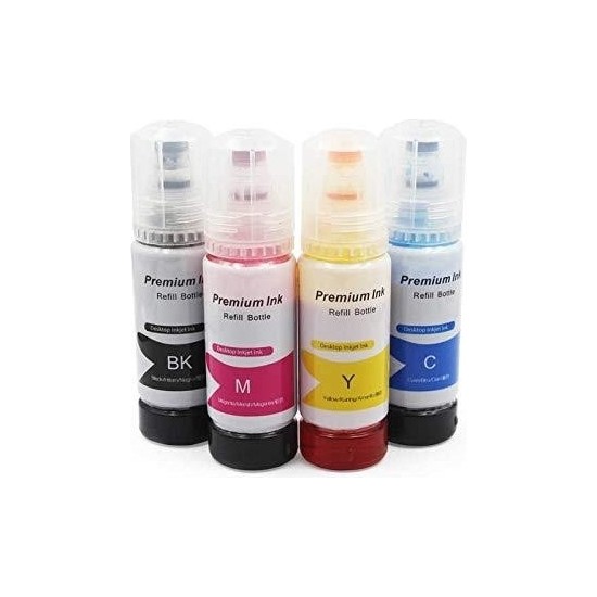 Premium Epson 103 Uyumlu Kartuş 4 Renk Standart Kapasite L3150 L3250 L3110 Modelleri İçin