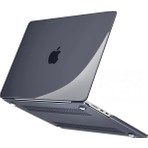 Z-Mobile MacBook Air 13" M5 M4 M3 M2 Koruyucu Kılıf A2681 A3240 A3113 A3449 Parlak Siyah Kılıf Kapak 13.6" Uyumlu 360° Koruma